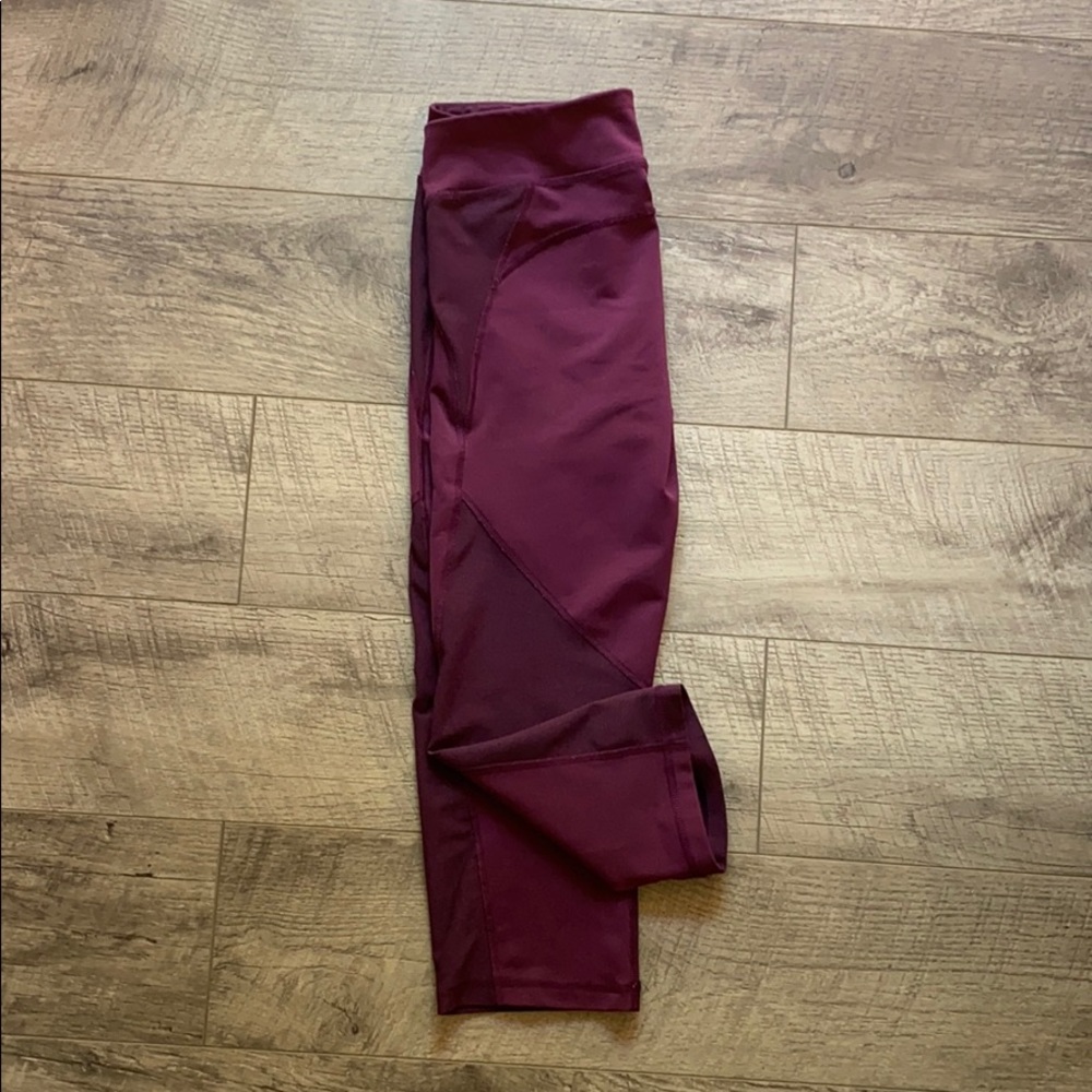 Aeropostale  Live, Love, Dream Purple Yoga Pants